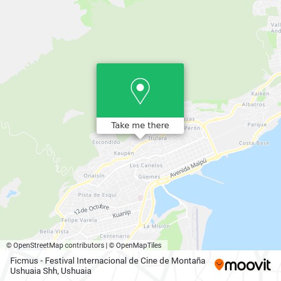 Ficmus - Festival Internacional de Cine de Montaña Ushuaia Shh map