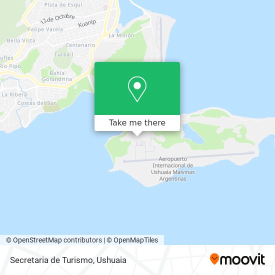 Mapa de Secretaria de Turismo
