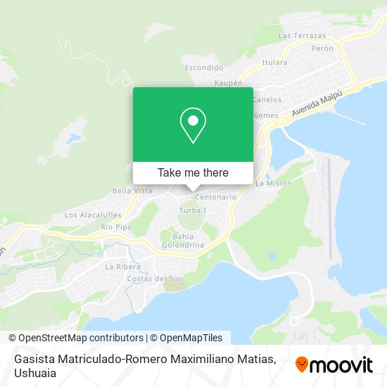 Gasista Matriculado-Romero Maximiliano Matias map