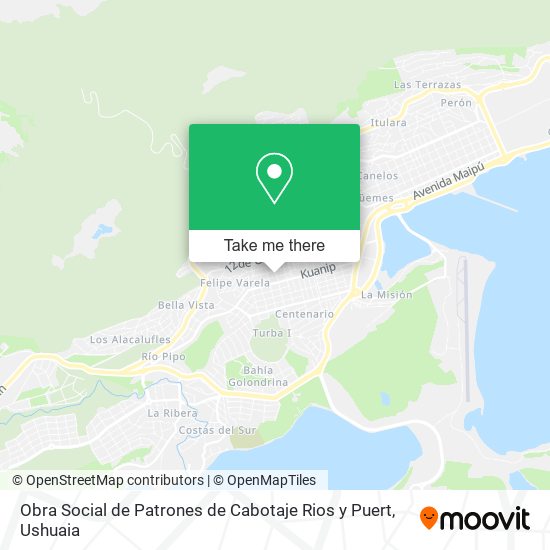 Obra Social de Patrones de Cabotaje Rios y Puert map