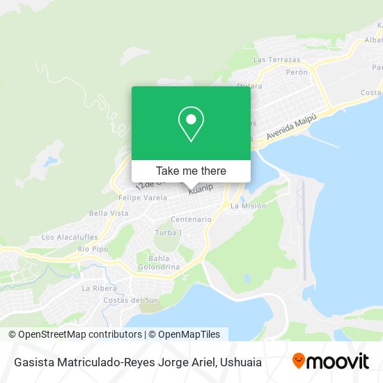 Mapa de Gasista Matriculado-Reyes Jorge Ariel