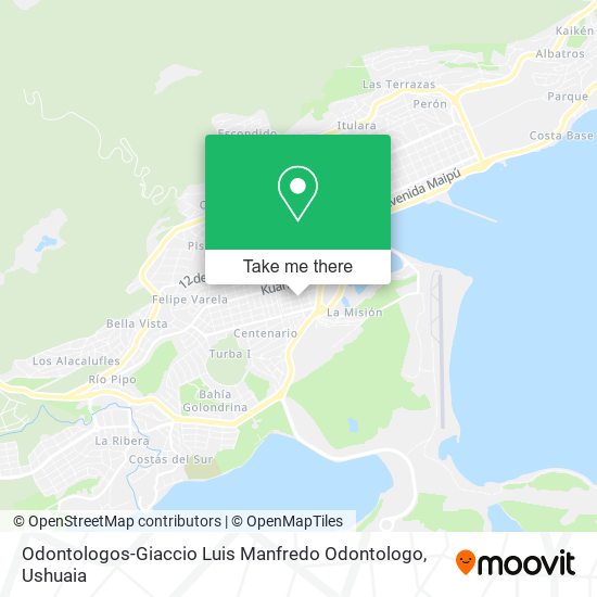 Odontologos-Giaccio Luis Manfredo Odontologo map