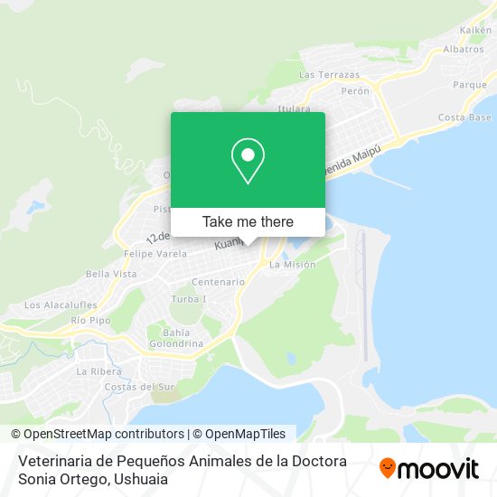 Veterinaria de Pequeños Animales de la Doctora Sonia Ortego map