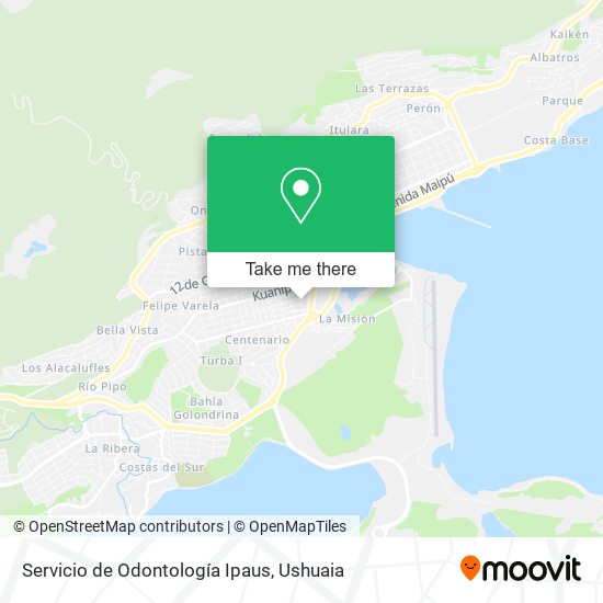 Servicio de Odontología Ipaus map