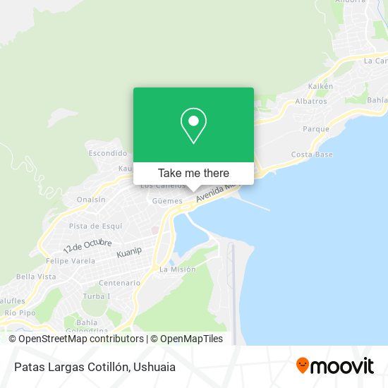 Patas Largas Cotillón map