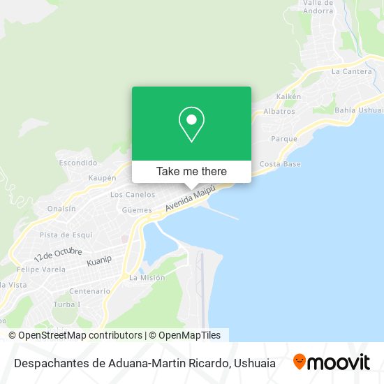 Despachantes de Aduana-Martin Ricardo map