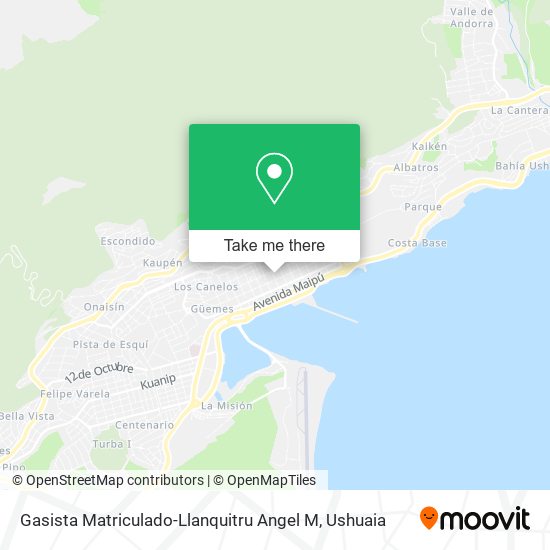 Gasista Matriculado-Llanquitru Angel M map
