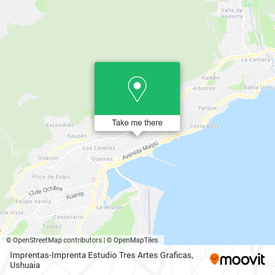 Imprentas-Imprenta Estudio Tres Artes Graficas map