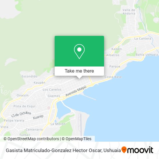 Gasista Matriculado-Gonzalez Hector Oscar map
