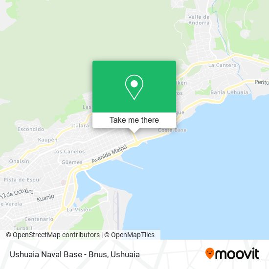 Ushuaia Naval Base - Bnus map