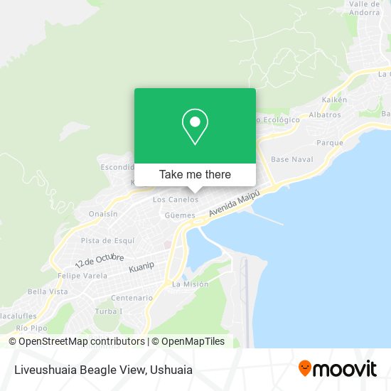 Liveushuaia Beagle View map