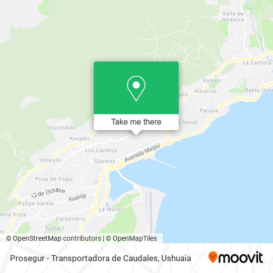 Mapa de Prosegur - Transportadora de Caudales