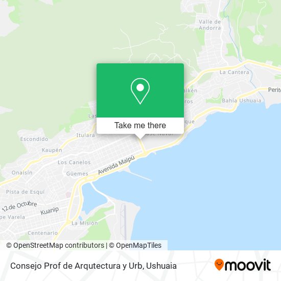Consejo Prof de Arqutectura y Urb map