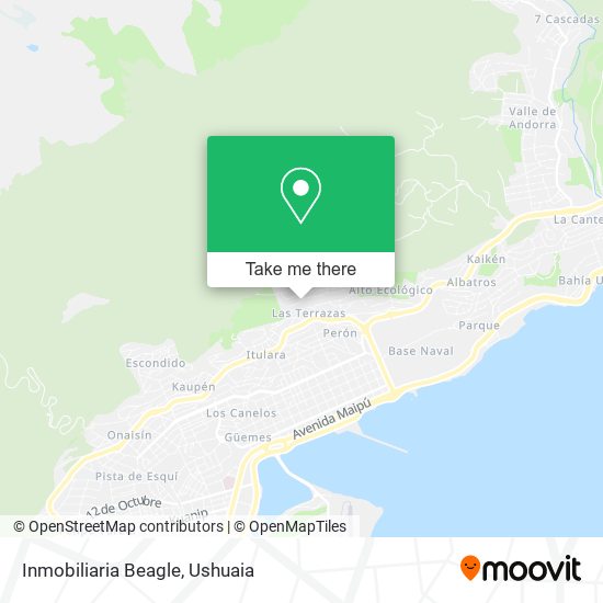 Mapa de Inmobiliaria Beagle