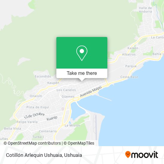 Mapa de Cotillón Arlequin Ushuaia