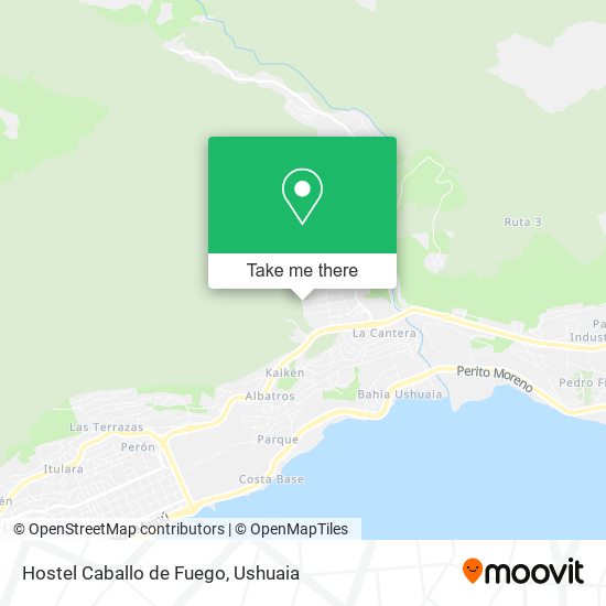Hostel Caballo de Fuego map
