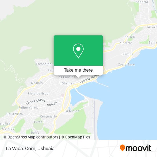 Mapa de La Vaca. Com