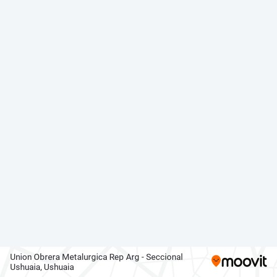 Union Obrera Metalurgica Rep Arg - Seccional Ushuaia map