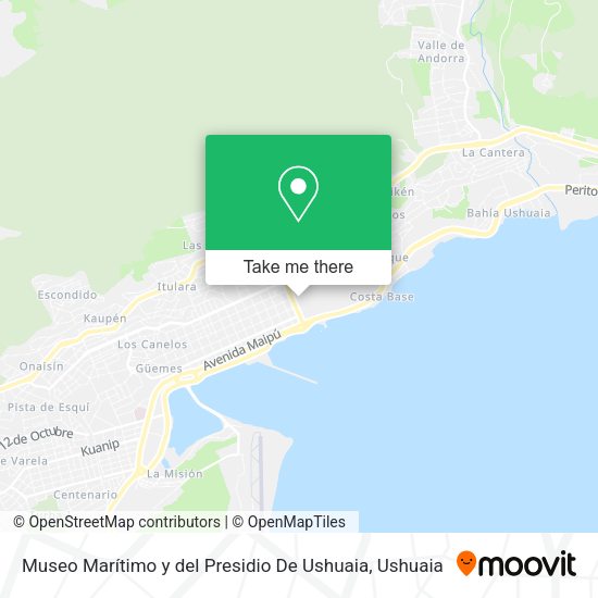 Mapa de Museo Marítimo y del Presidio De Ushuaia