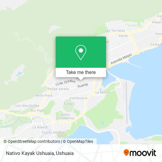 Mapa de Nativo Kayak Ushuaia
