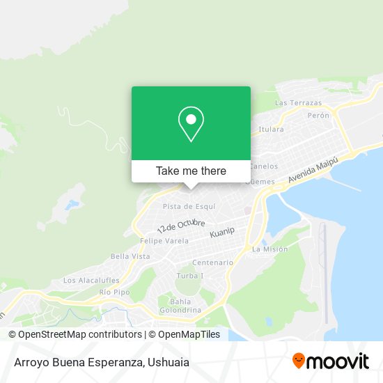 Arroyo Buena Esperanza map