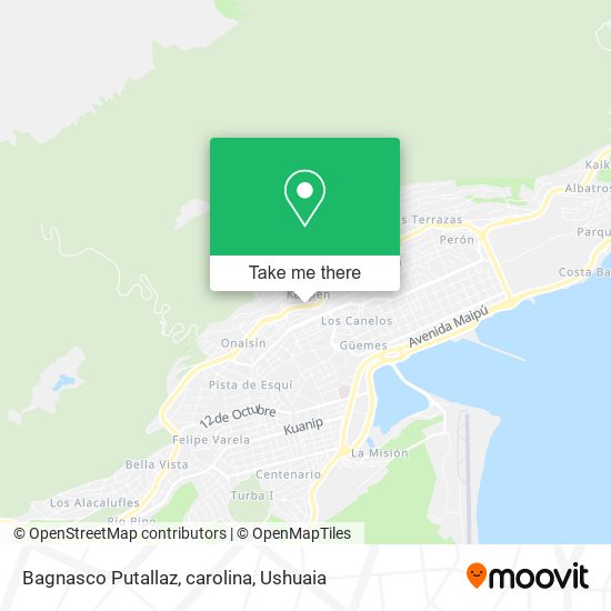 Mapa de Bagnasco Putallaz, carolina