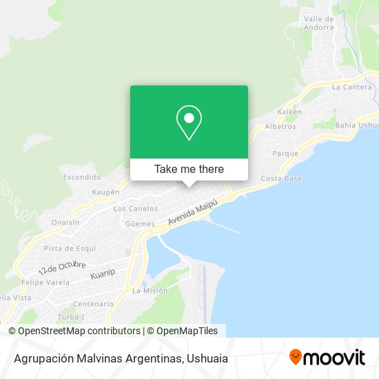 Agrupación Malvinas Argentinas map
