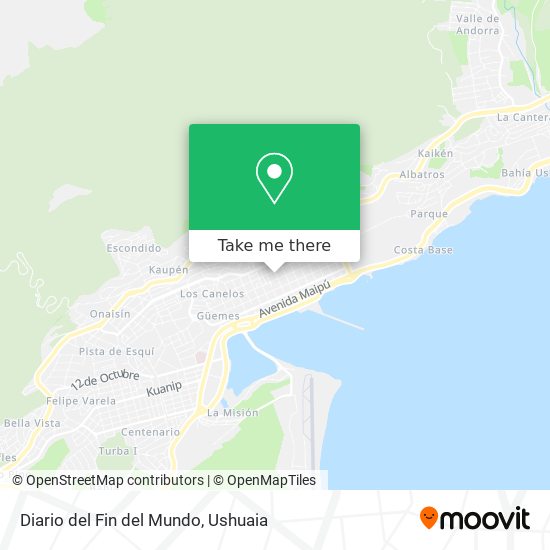 Diario del Fin del Mundo map