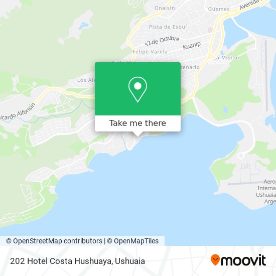 Mapa de 202 Hotel Costa Hushuaya