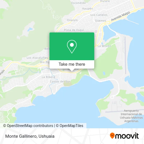 Mapa de Monte Gallinero
