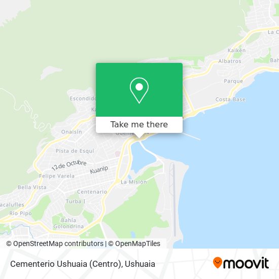 Mapa de Cementerio Ushuaia (Centro)