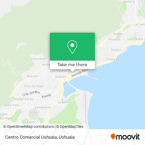 Centro Comercial Ushuaia map