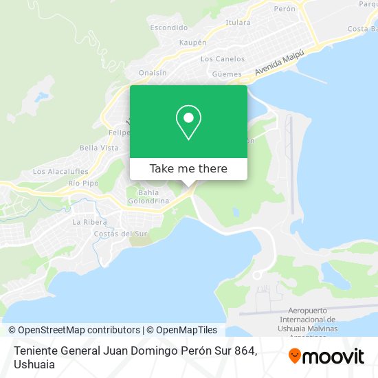 Teniente General Juan Domingo Perón Sur 864 map
