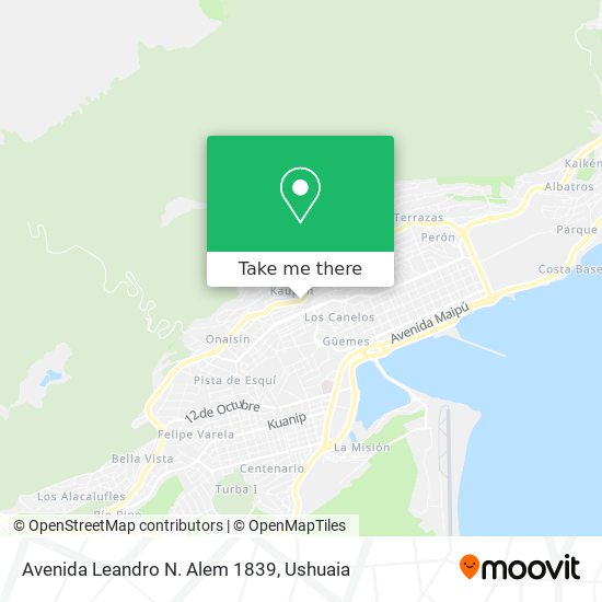 Avenida Leandro N. Alem 1839 map