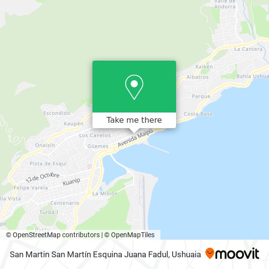 San Martin San Martín Esquina Juana Fadul map