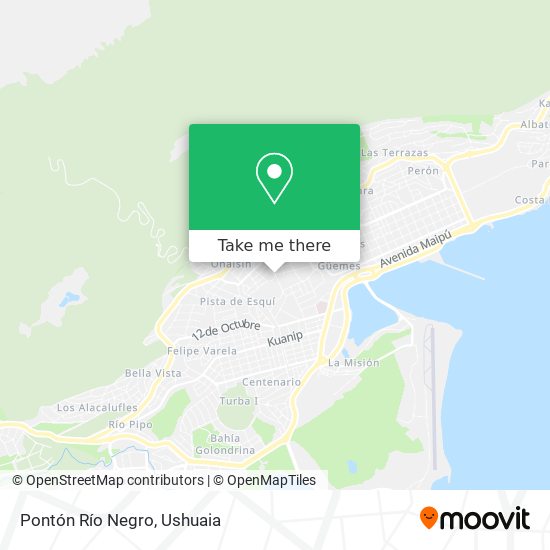 Pontón Río Negro map