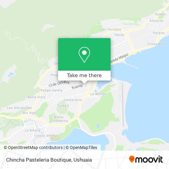 Mapa de Chincha Pasteleria Boutique