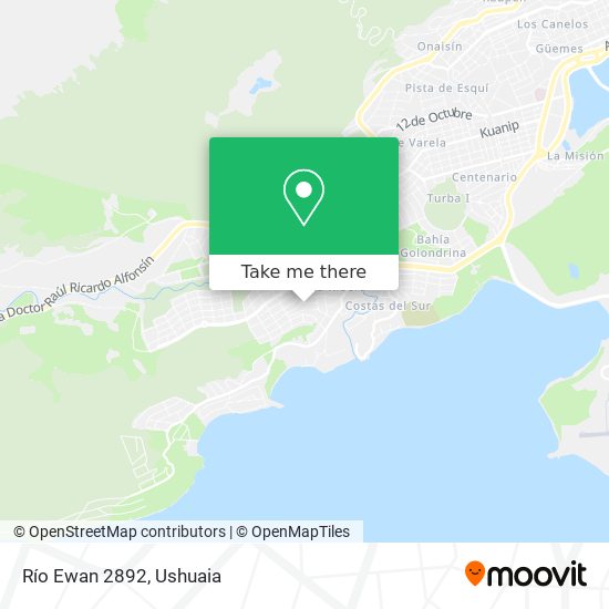 Mapa de Río Ewan 2892
