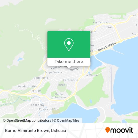 Mapa de Barrio Almirante Brown