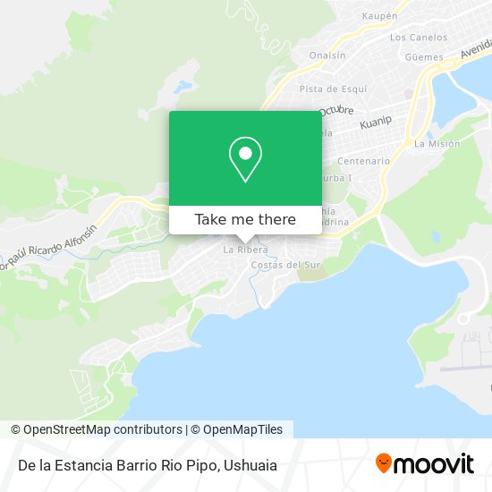 De la Estancia Barrio Rio Pipo map