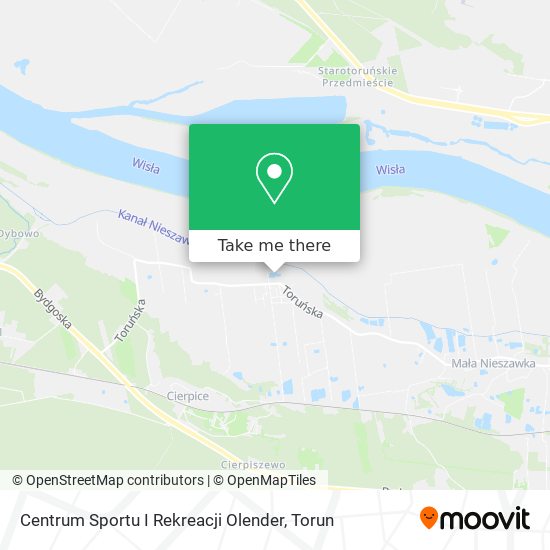 Карта Centrum Sportu I Rekreacji Olender