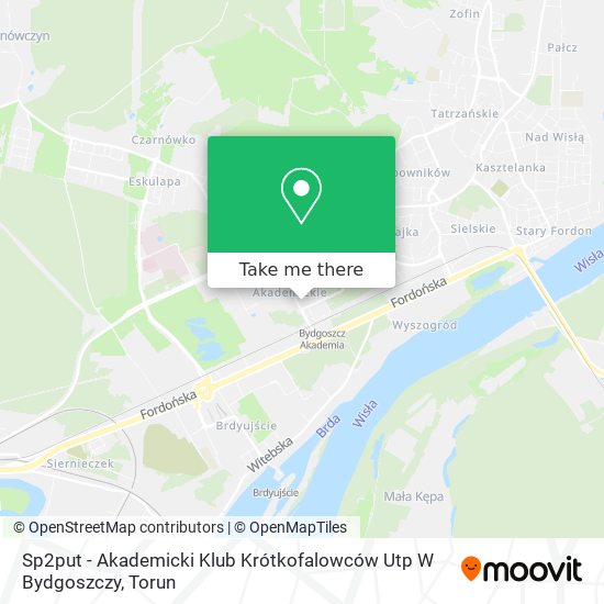 Карта Sp2put - Akademicki Klub Krótkofalowców Utp W Bydgoszczy