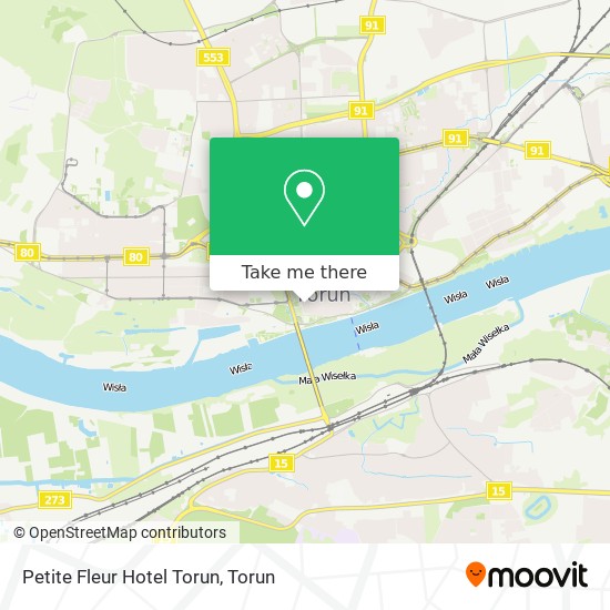 Карта Petite Fleur Hotel Torun
