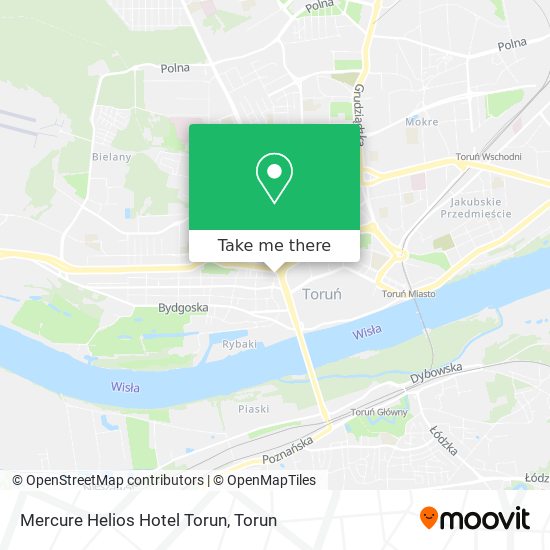 Mercure Helios Hotel Torun map
