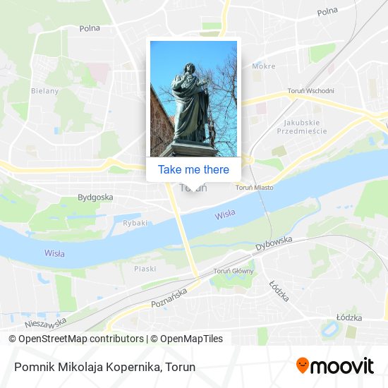 Pomnik Mikolaja Kopernika map
