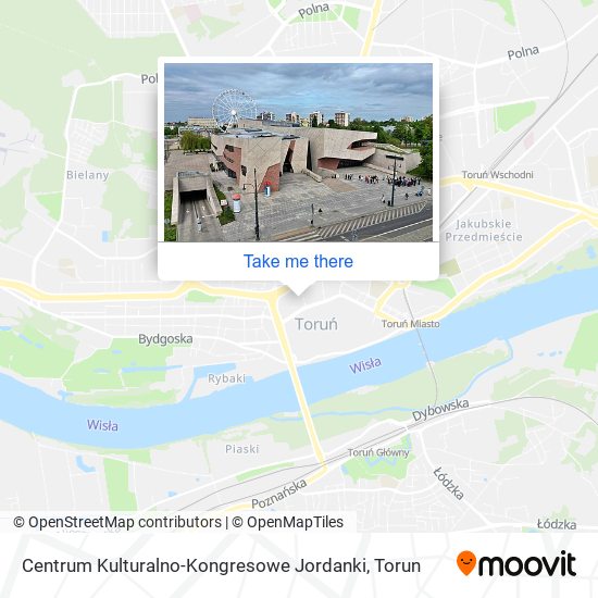 Centrum Kulturalno-Kongresowe Jordanki map