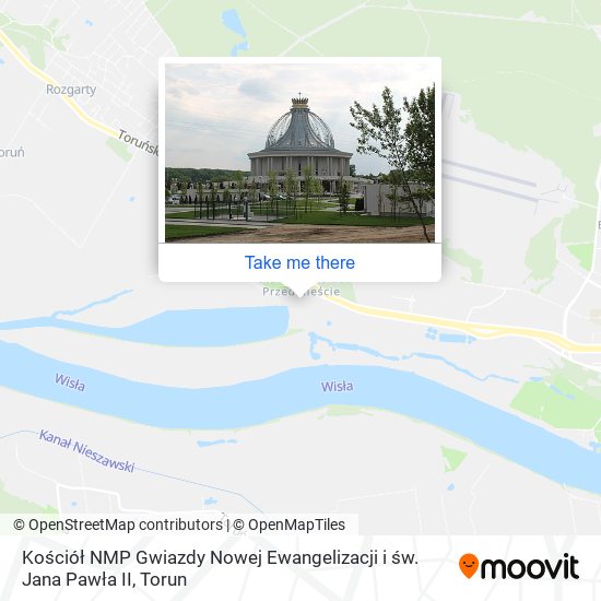 Карта Kościół NMP Gwiazdy Nowej Ewangelizacji i św. Jana Pawła II