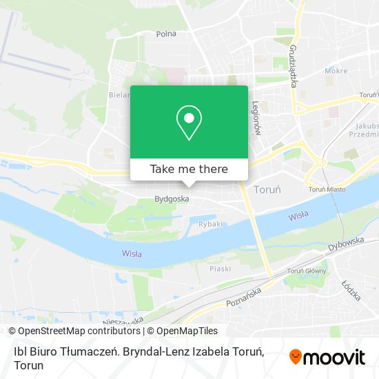 Ibl Biuro Tłumaczeń. Bryndal-Lenz Izabela Toruń map