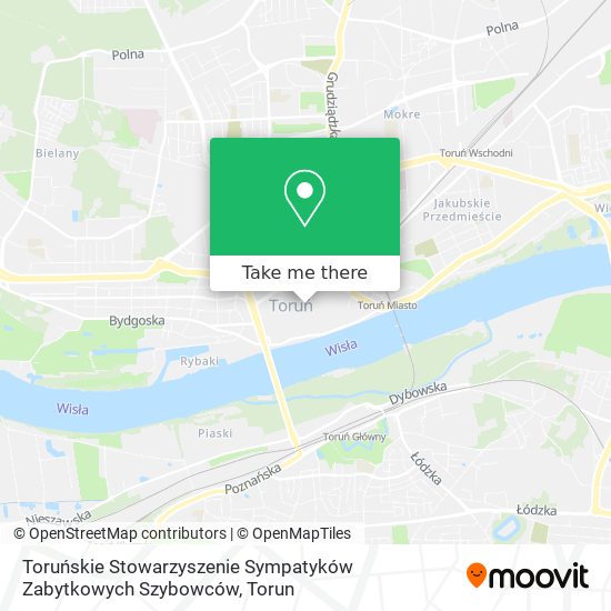 Toruńskie Stowarzyszenie Sympatyków Zabytkowych Szybowców map