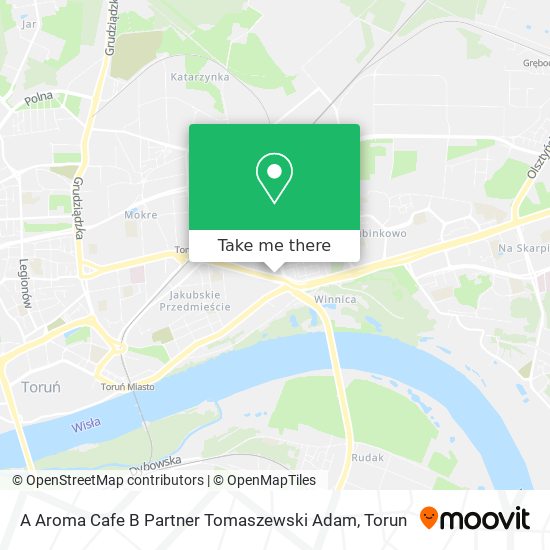 A Aroma Cafe B Partner Tomaszewski Adam map